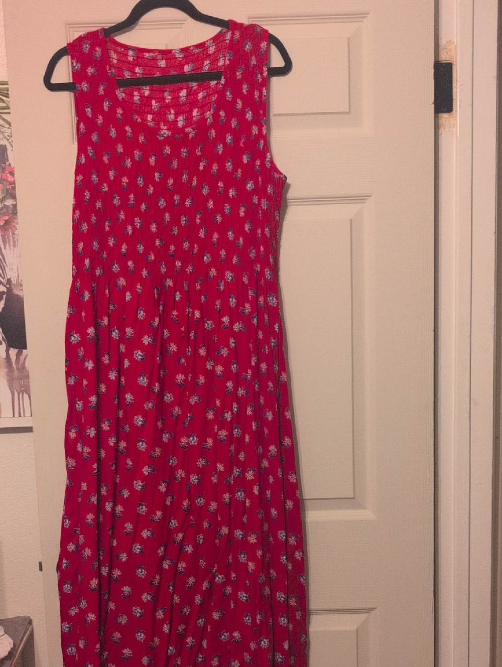 Red Floral Dress